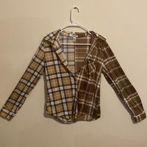 Two Tone Plaid Flannel
